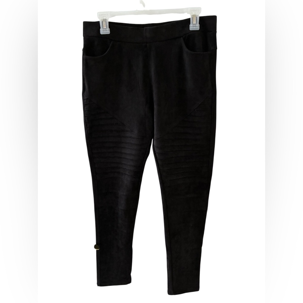 LTX faux suede leggings
Moto style 
Size L women’s